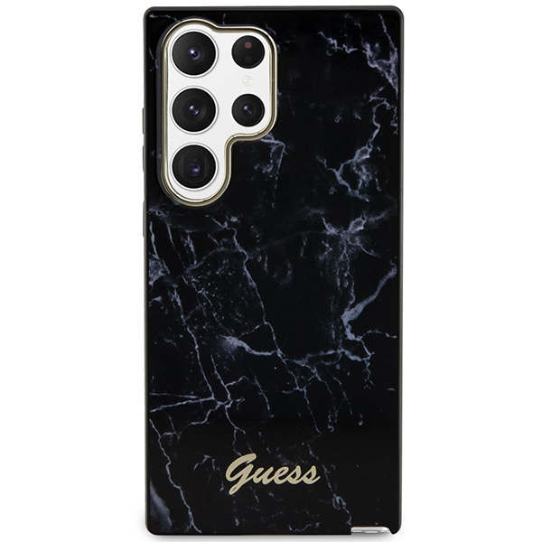 Funda Guess Guess S23 Ultra S918 Negro/Negro Durocase Mármol Case