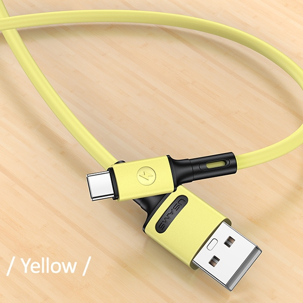 Câble USAMS USB-C Fast Charge 1m Jaune