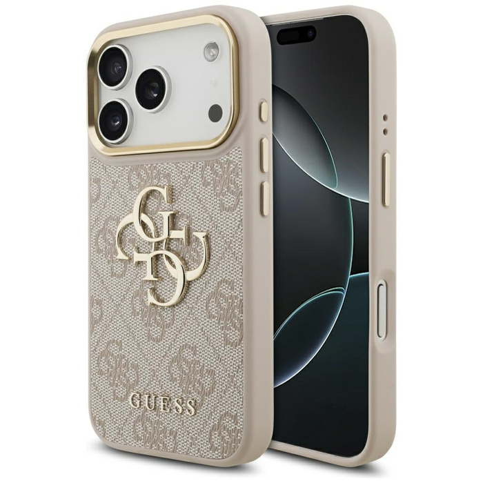 Etui Guess 4G Big 4G Classic Logo do     iPhone 17 Pro różowy złoty