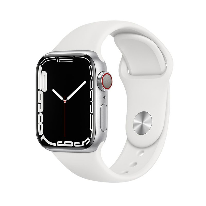 Pasek do Apple Watch Forcell F-Design FA01 dziurki silikon 38 / 40 / 41 mm biały