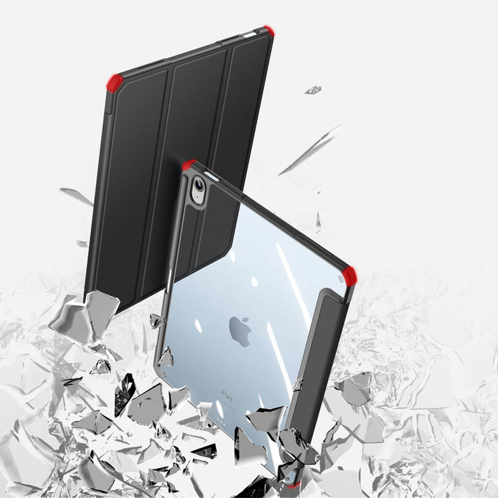 Dux Ducis Toby étui pour iPad 10.9'' 2022 (10 gen.) housse avec espace pour Apple Pencil stylet smart cover support noir