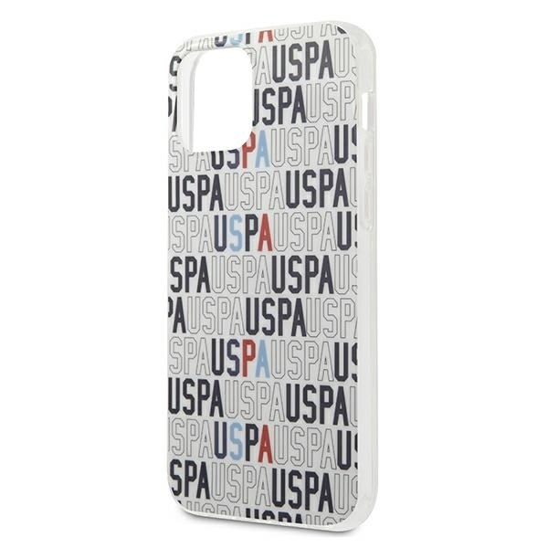 Telefontok US POLO Apple iPhone 12 Pro Max 6.7 Logo Mania Collection USHCP12LPCUSPA6 fehér tok