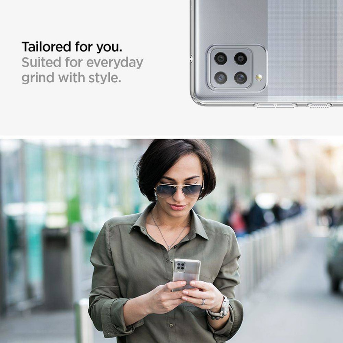 Pouzdro SPIGEN Galaxy A42 5G Liquid Crystal Čirý průhledný Case