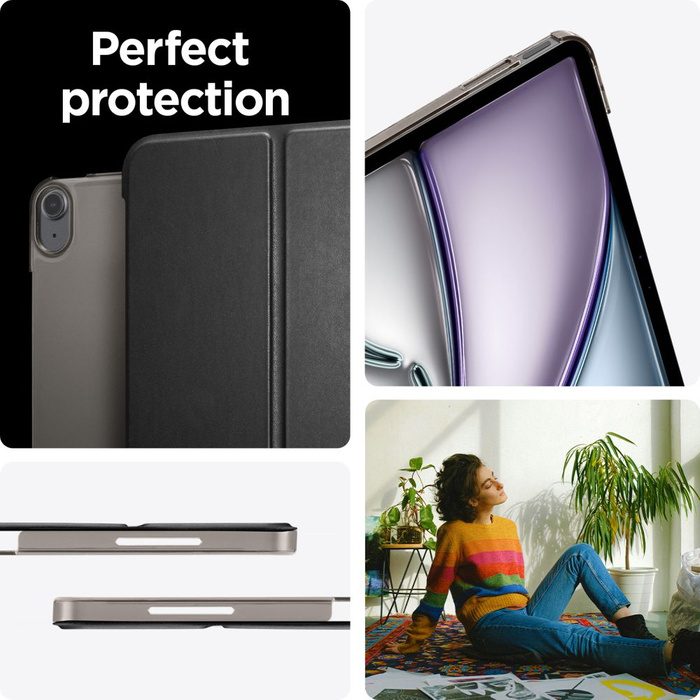 Spigen IPad SMART FOLD AIR 13 2024 SCHWARZ