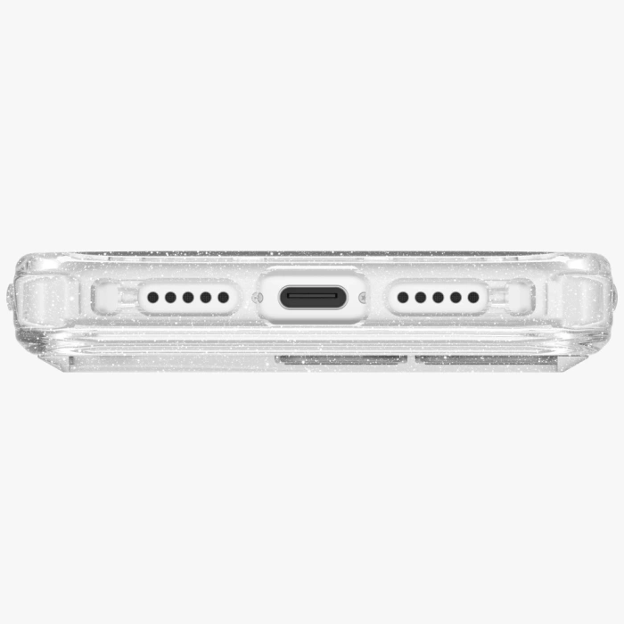 Etui UNIQ LifePro Xtreme do iPhone 17    Pro Magclick Charging przezroczysty/brokat