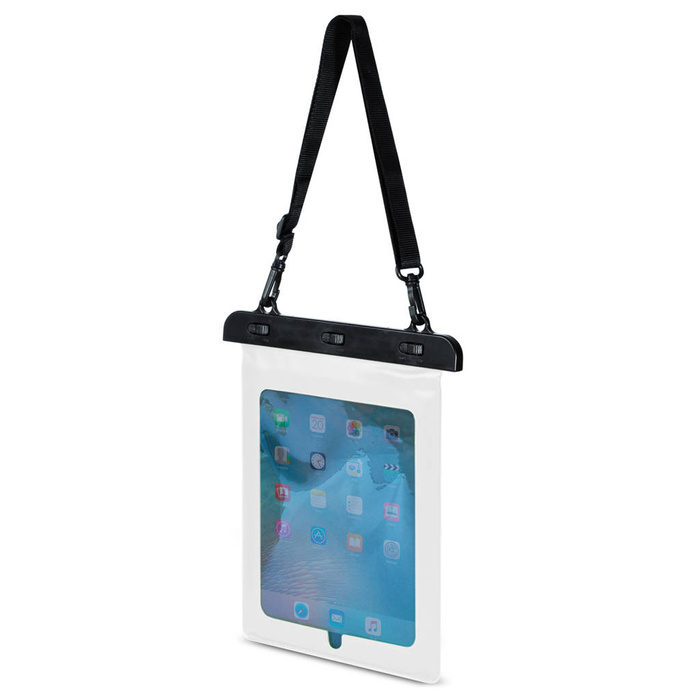 Funda impermeable de PVC para tablet - blanco