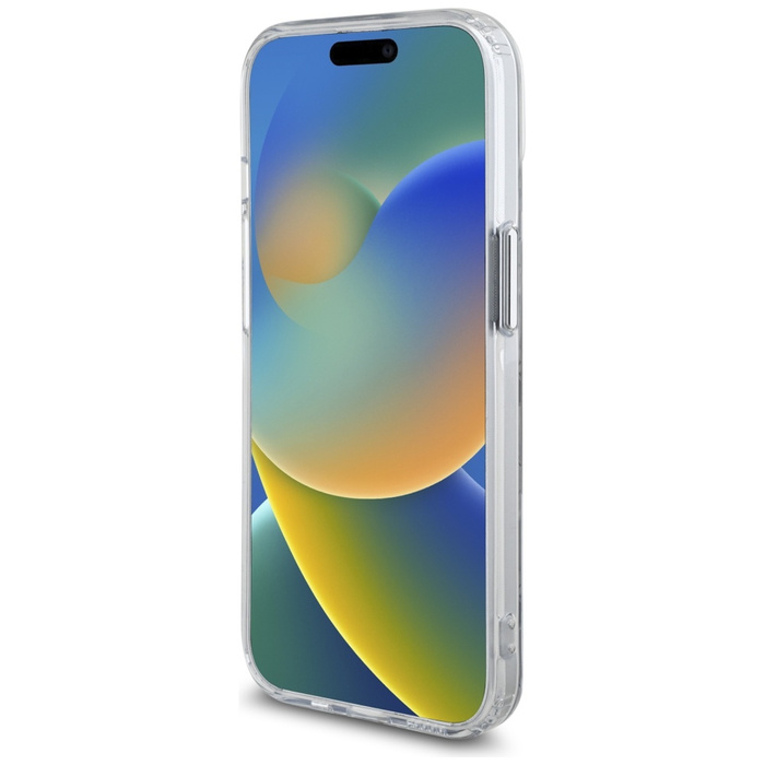 Karl Lagerfeld KLHMP15SHMCKMHT iPhone 15 6.1" przezroczysty/transparent IML Monogram Karl&Choupette Head MagSafe