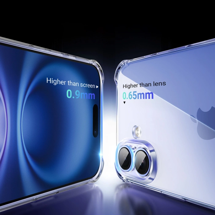 Etui Ugreen Bright Cushion iPhone 16 (przezroczysty)