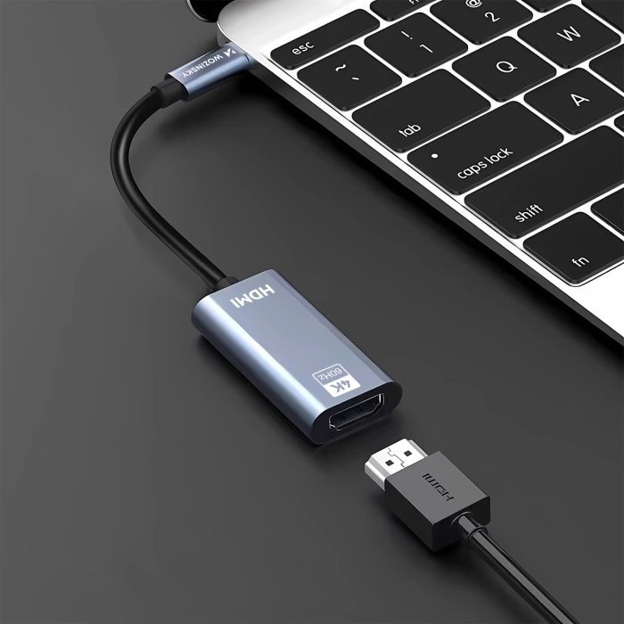 Adapter Wozinsky WACH-01 USB-C - HDMI 4K 60Hz - czarny