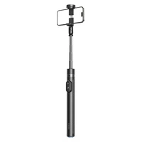 Selfie stick Wozinsky WRZP1 with automatically extendable legs, tripod function, 1.7m - black