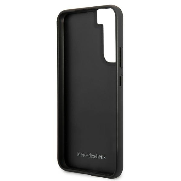 Hülle Samsung Galaxy S22 Plus Leder Sterne Muster Schwarz Hardcase