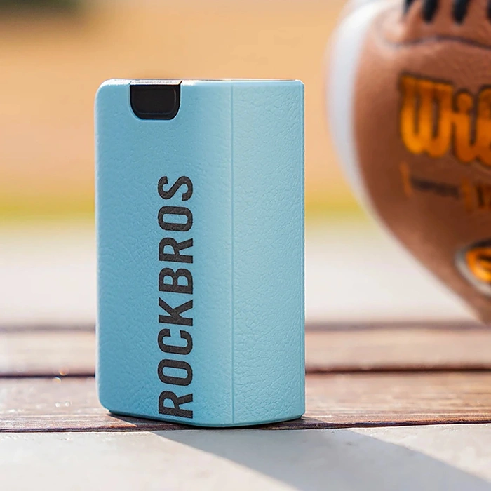 Rockbros 42520006001 Electric Bicycle Pump with Digital Display for Tires / Balls / Balloons - Blue