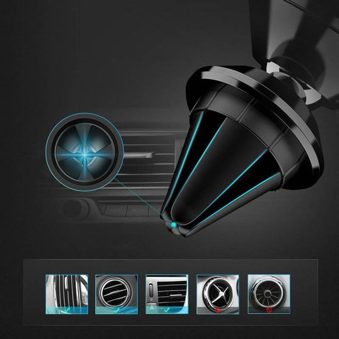 Wozinsky Magnetic Mount for Car Grille Black (WMH-04)