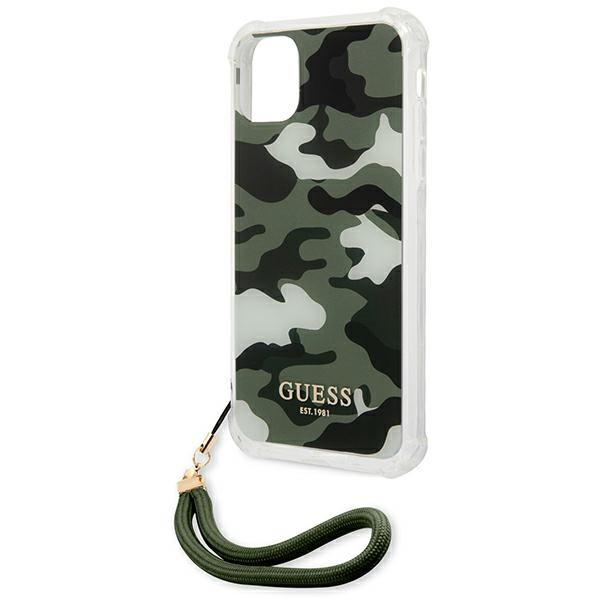 Cover GUESS Apple iPhone 11 Camo Collection Khaki Hardcase CASE