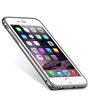 IPhone 6 6S Case MELKCO Metal Bumper Gray