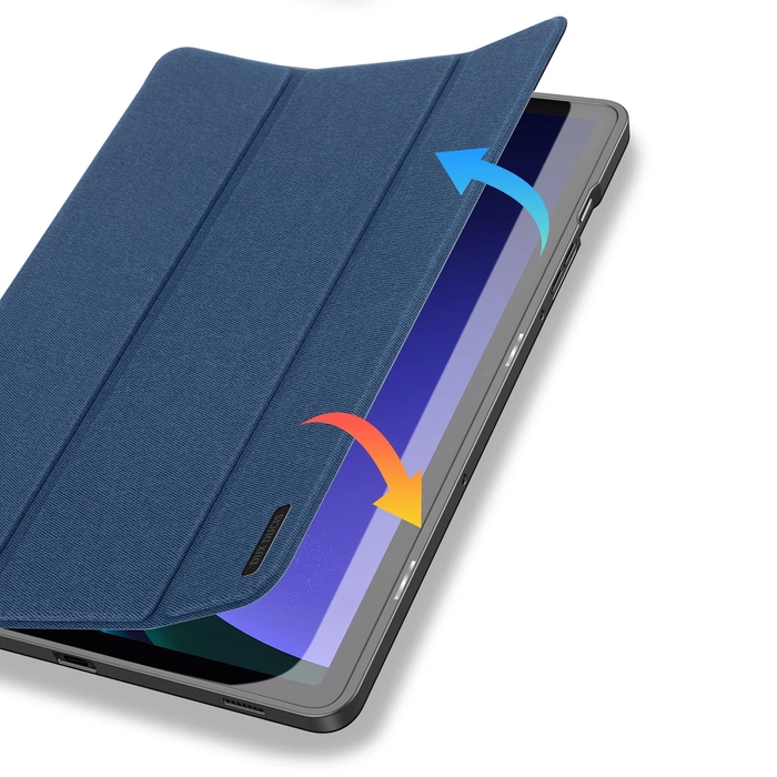 Coque Samsung Galaxy Tab S9 FE Dux Ducis Domo avec support - bleue
