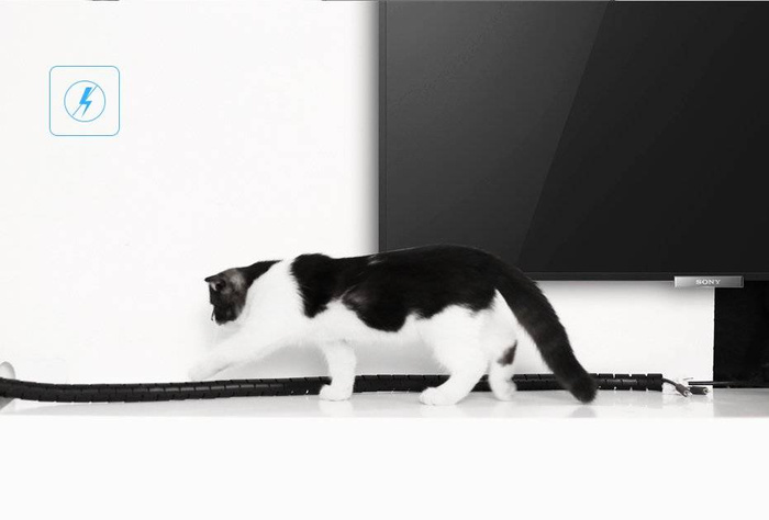 Ugreen spiral tube cable organizer 1,5m black (30818)