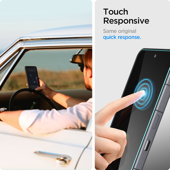 Tempered Glass Spigen GLAS.TR SLIM 2ER-PACK NICHTS TELEFON 3 KLAR