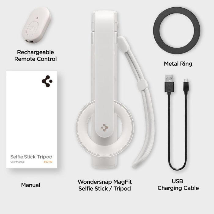 Spigen MagSafe S571W BLUETOOTH SELFIE STICK TREPPIEDE DUNE BEIGE