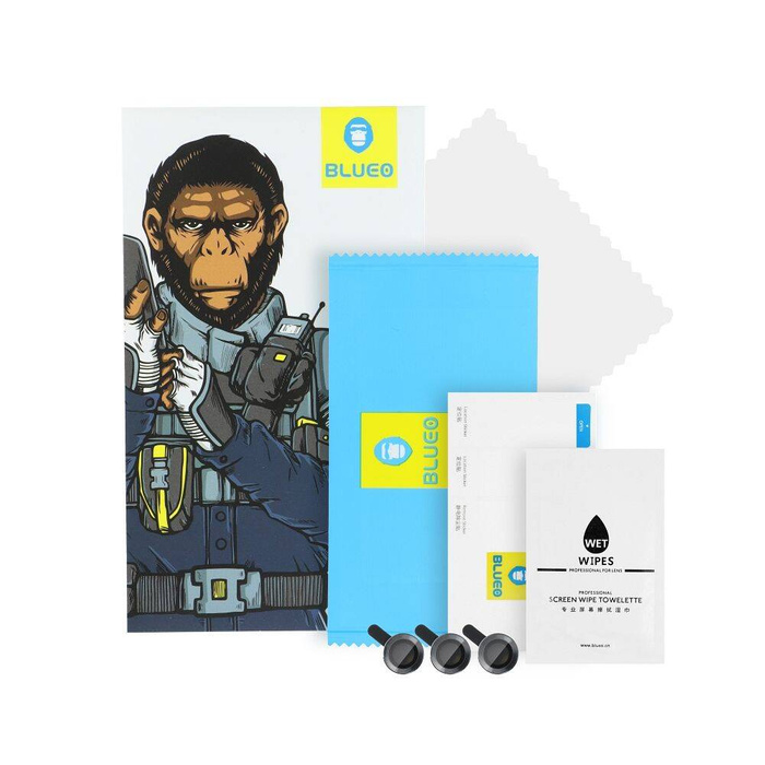 5D Mr. Monkey Armor Camera Glass (Hot Bending) - do Samsung Galaxy S24 Ultra / S25 Ultra czarny