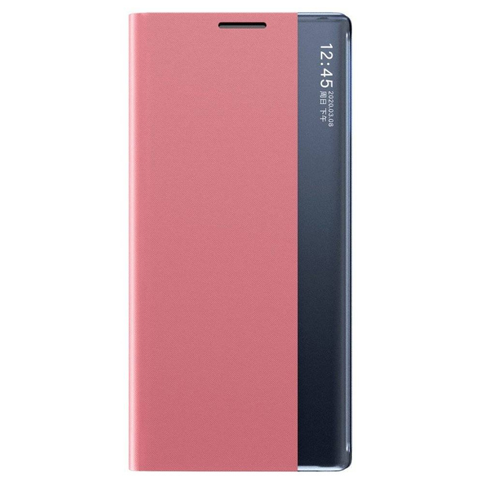 Kryt Sleep Case pouzdro s krytem Smart Cover Xiaomi Redmi K40 Pro+ / K40 Pro / K40 / Poco F3 růžový