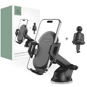 TECH-PROTECT V5 UNIVERSAL DASHBOARD &amp; VENT CAR MOUNT BLACK