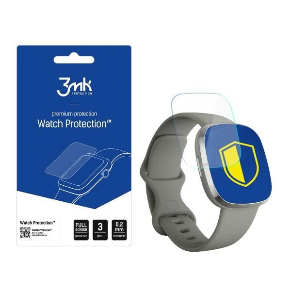 3mk Folie ARC Fitbit Sense Vollbilduhr Folie