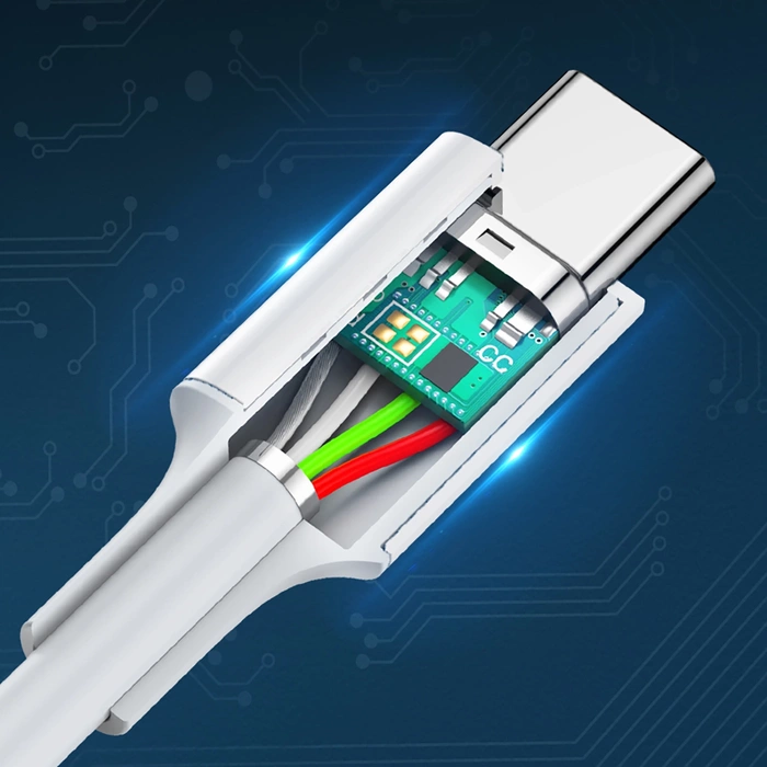 Kabel USB-C auf USB-C UGREEN US264, 60W, 2m (weiß)
