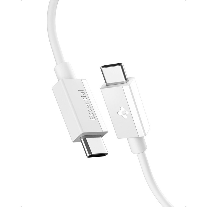 Spigen EB6010CC ESSENTIAL TYP-C KABEL 60W 100CM WEISS