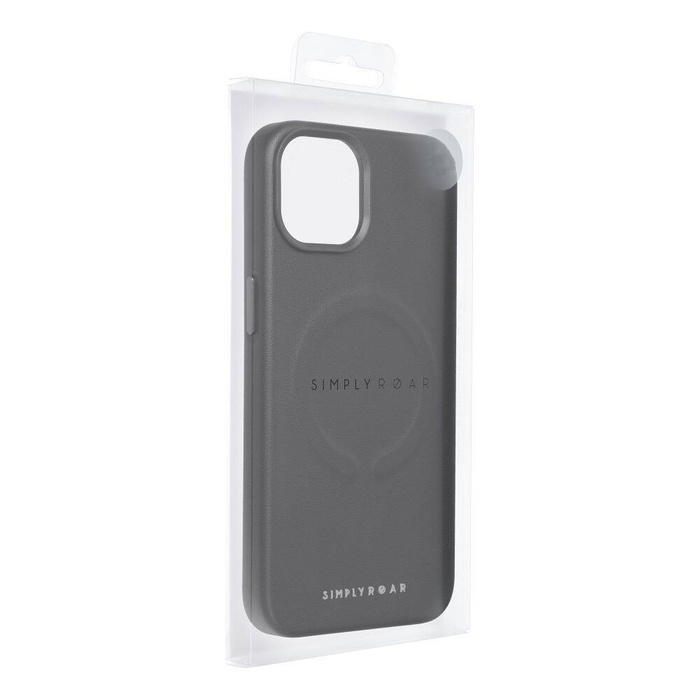 ROAR futerał LEATHER MAG kompatybilny z MagSafe do IPHONE 14 Plus Czarny