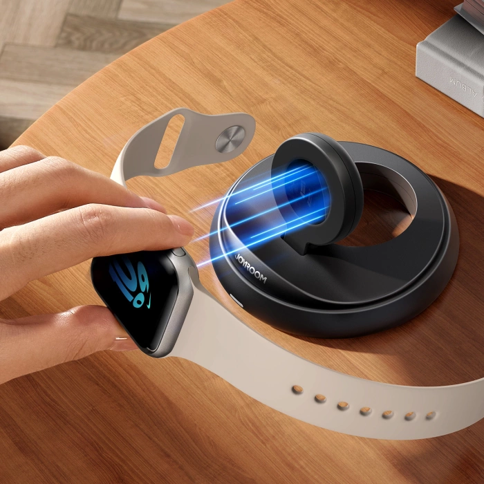 Joyroom JR-W12 foldable inductive charger for Apple Watch - black