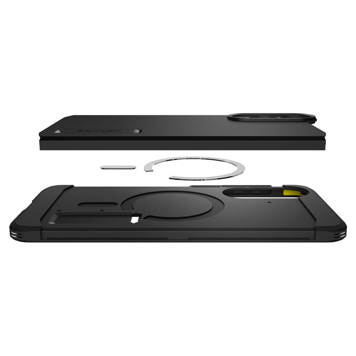 Funda Spigen Tough Armor MagSafe Galaxy S25 Edge Negra