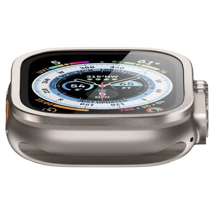 Vidrio Templado Spigen Glas.tr Slim Pro Apple Watch Ultra (49 Mm) Titanio