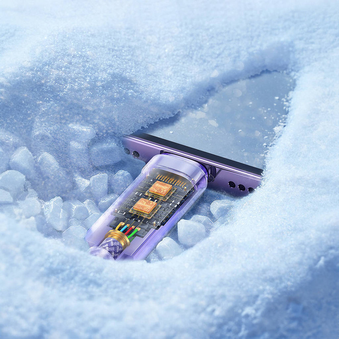 Câble série Baseus Explorer USB - Lightning 2.4A 2 m blanc (CATS010102)