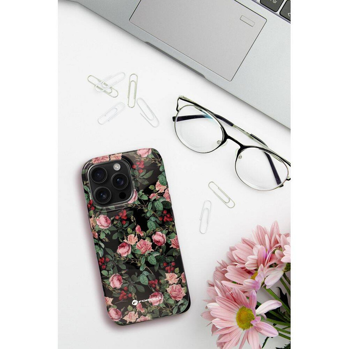 Etui na iPhone 16 PLUS Forcell F-Protect Mirage zgodny z MagSafe Military Drop-Test rose drama