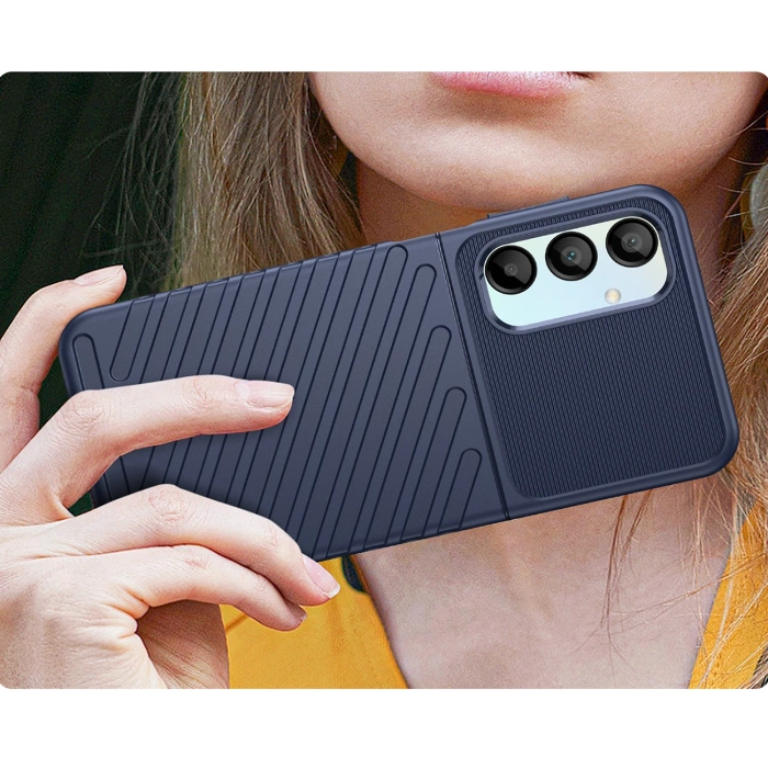 Thunder Case for Samsung Galaxy A56/A36 silicone armored cover - blue