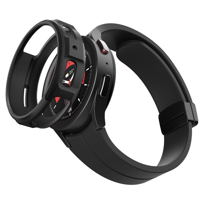 Hülle Spigen Galaxy Watch 5 PRO (45 MM) Liquid AIR MATTE SCHWARZ