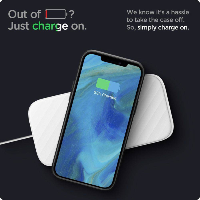 Pouzdro SPIGEN iPhone 12 / 12 Pro Liquid Air Matte Black Černé pouzdro