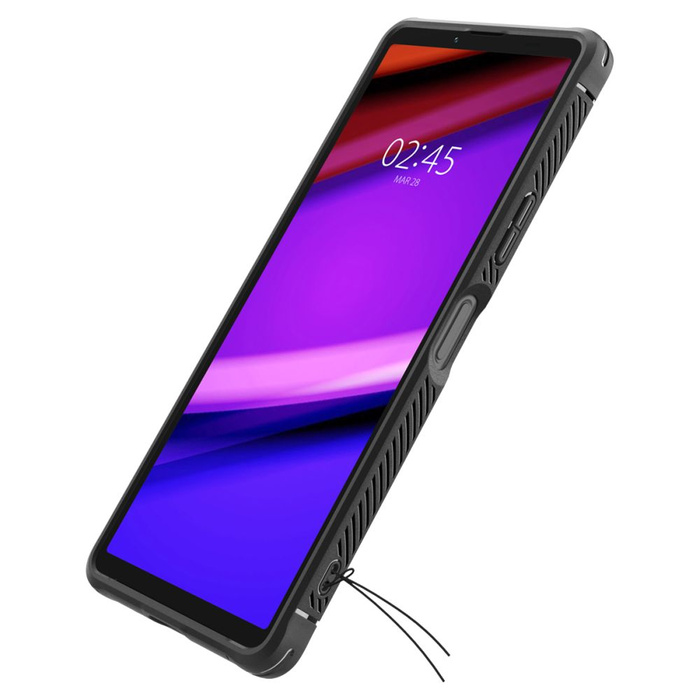 Cover Spigen Rugged Armor MATTE Sony Xperia 10 V Nero Case