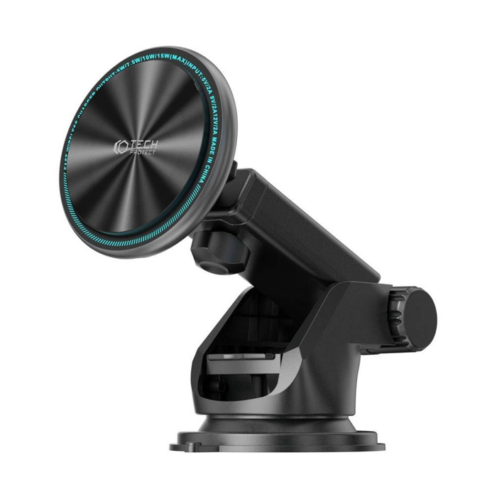 TECH-PROTECT A2 MagNETIC MagSafe DASH CARICATORE WIRELESS PER AUTO 15W NERO