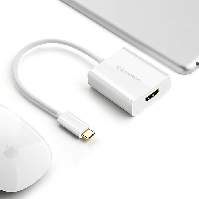 Ugreen adapter USB Type C (male) - HDMI (female) white (40273)