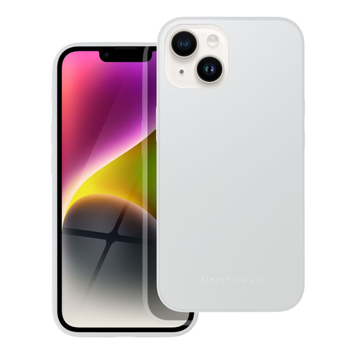 Roar Gehäuse MATTE Glas Case - für iPhone 14 Stahl