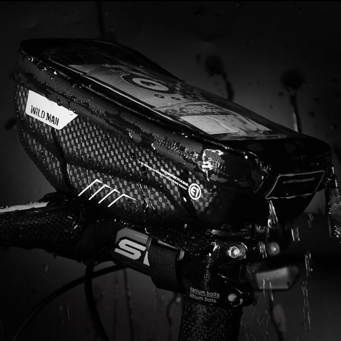 MALETÍN DE TRANSPORTE DE BICICLETAS WILDMAN S NEGRO MALETÍN NEGRO