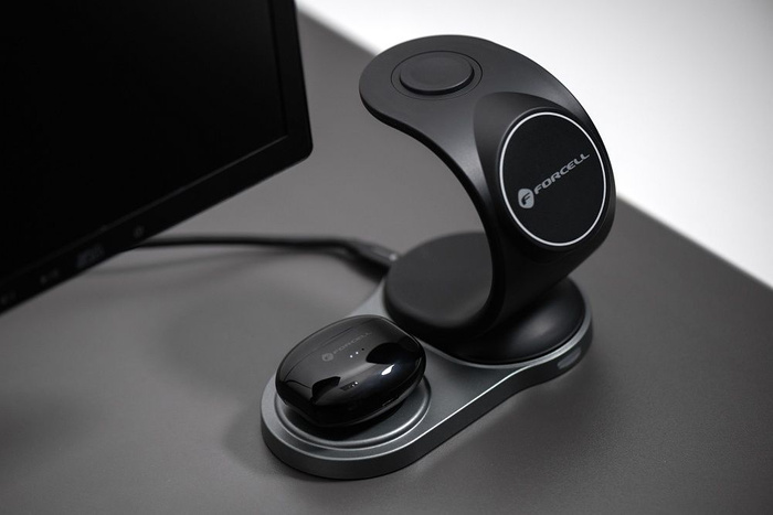 Słuchawki bezprzewodowe douszne Forcell F-Audio TWS Clear Sound czarne