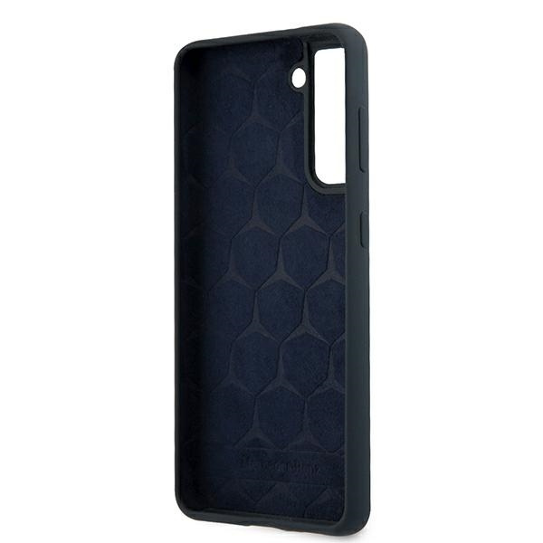 Puzdro MERCEDES Samsung Galaxy S21 Silicone Line MEHCS21SSILNA Blue Hardcase