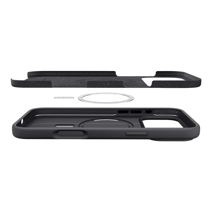 Spigen SILICONE FIT Mag MagSafe IPhone 17 PRO BLACK