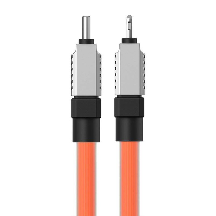 BASEUS kabel Typ C do Apple Lightning 8-pin CoolPlay Fast Charging 20W 2m pomarańczowy CAKW000107