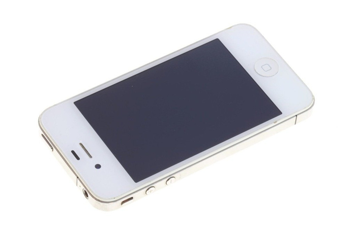 DISPLAY APPLE iPhone 4 WEISS Grade B Genuine SET LCD Touch mit Lünette