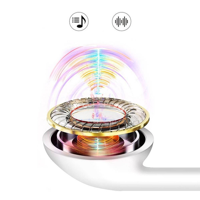 Dudao kabelgebundenes In-Ear-Headset kopfhörer mini jack 3.5mm weiß (X10S weiß)