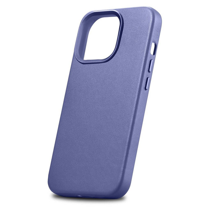 iCarer Custodia in Pelle Custodia in Vera Pelle per iPhone 14 Pro Max Viola Chiaro (WMI14220708-LP) (Compatibile MagSafe)